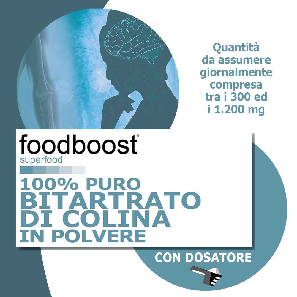 Bitartrato di Colina in polvere da 250 g