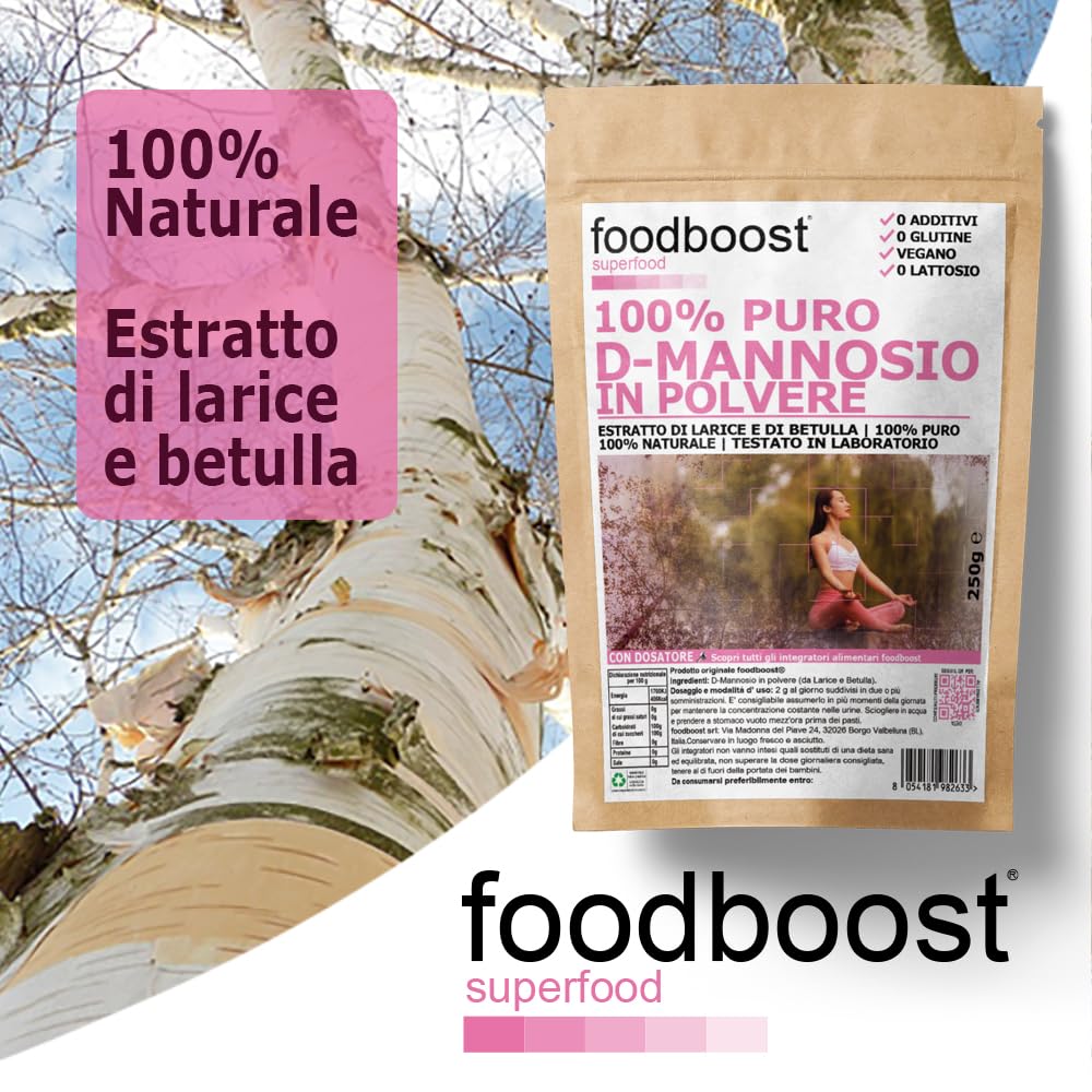 D Mannosio in polvere da 250 g