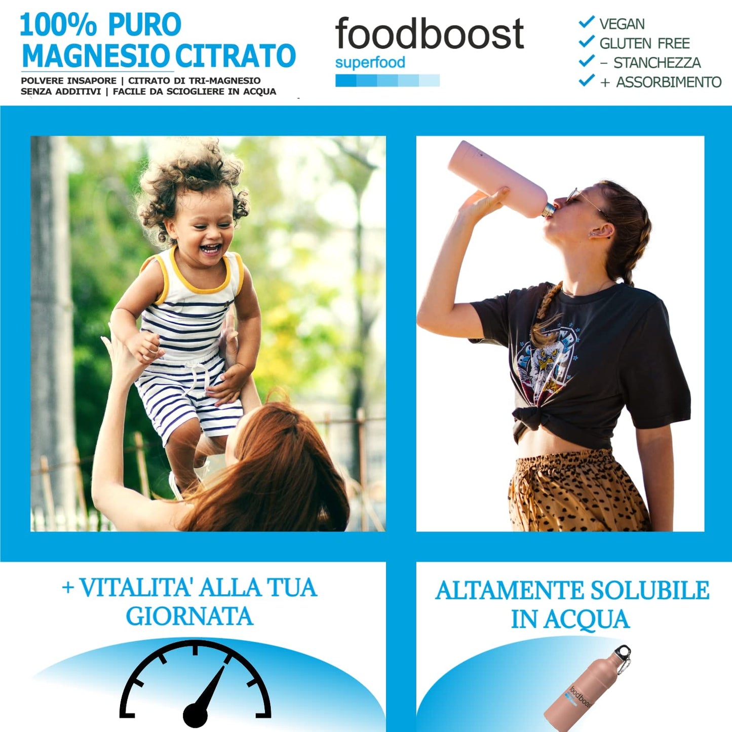Magnesio Citrato in Polvere da 300 g