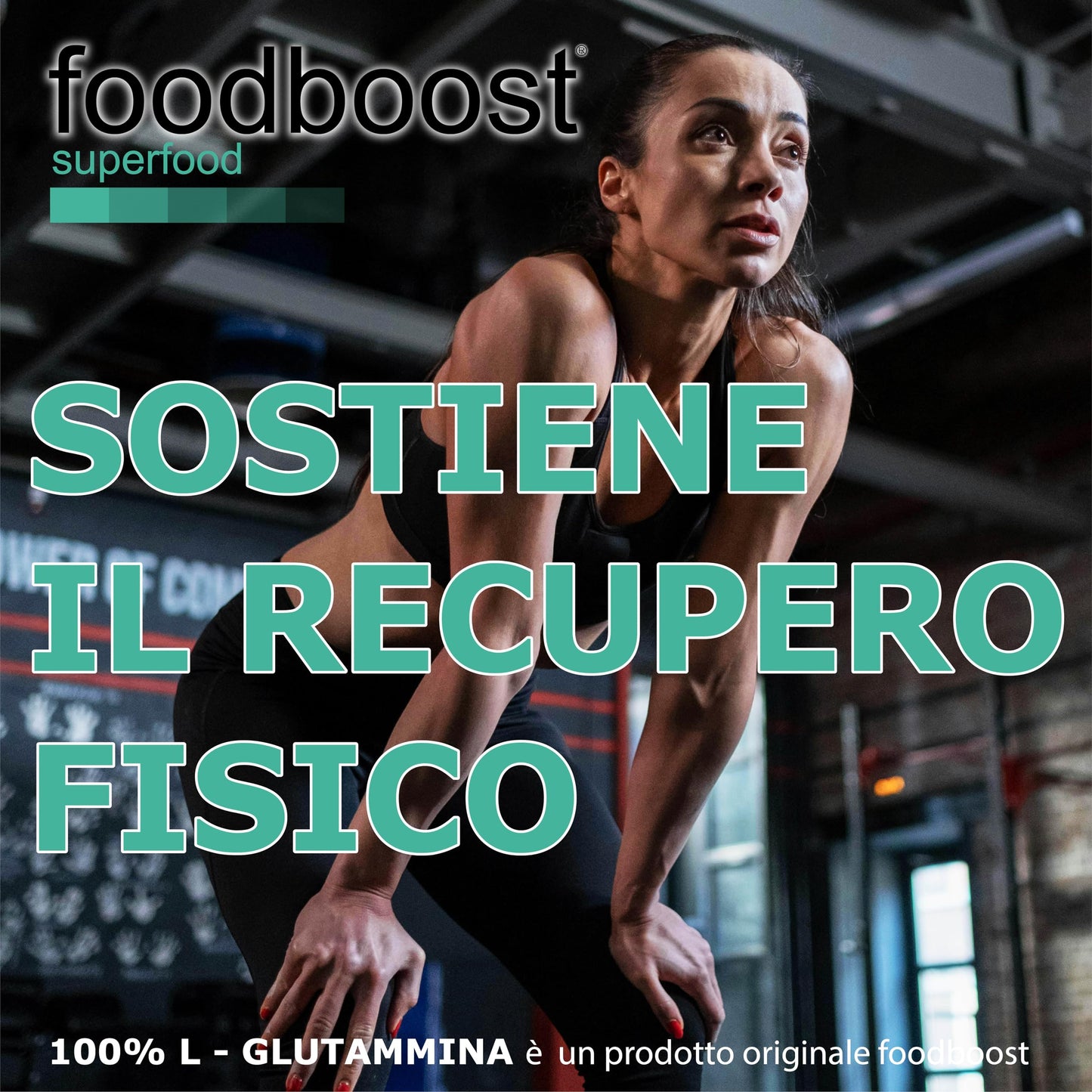 L - Glutammina pura in polvere da 500 g