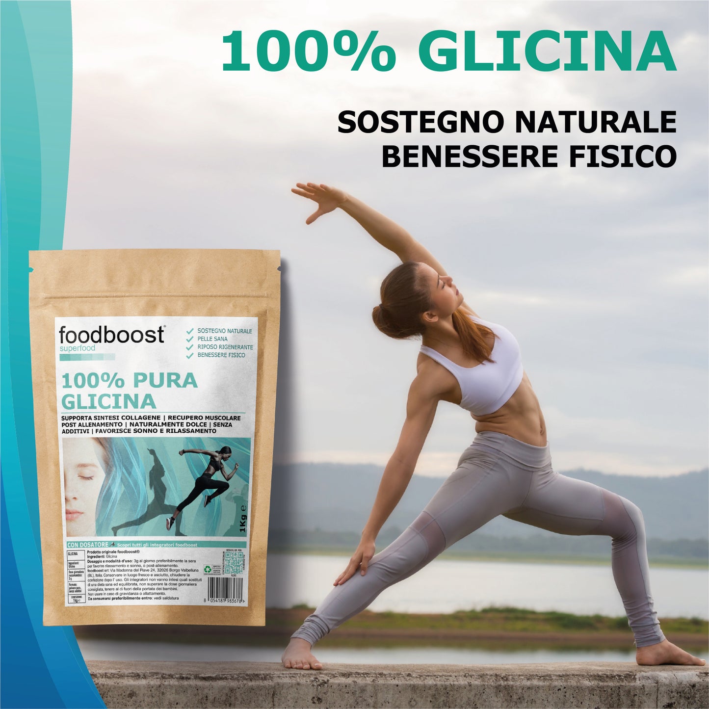 Glicina in polvere da 1 Kg