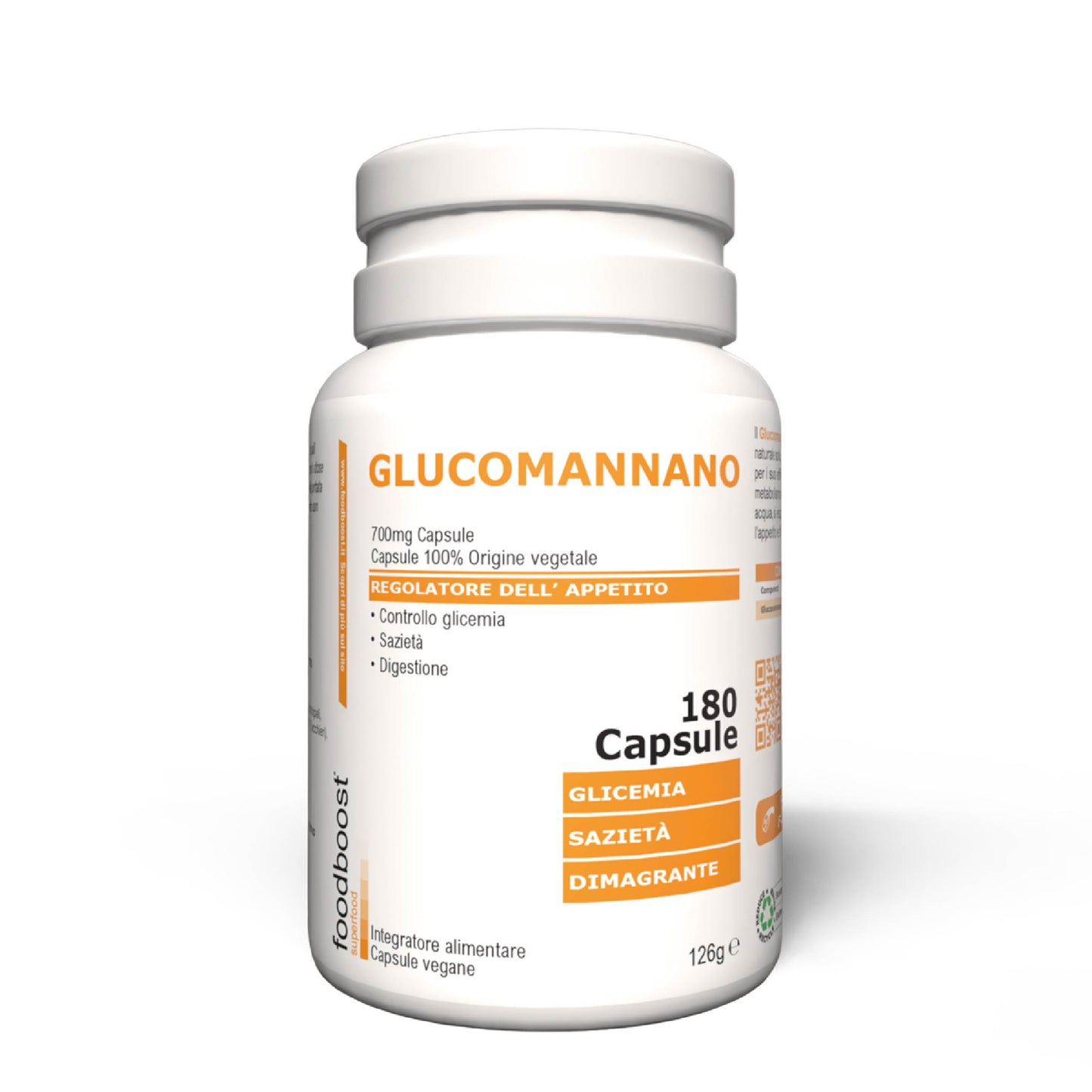 Glucomannano 700 mg in capsule