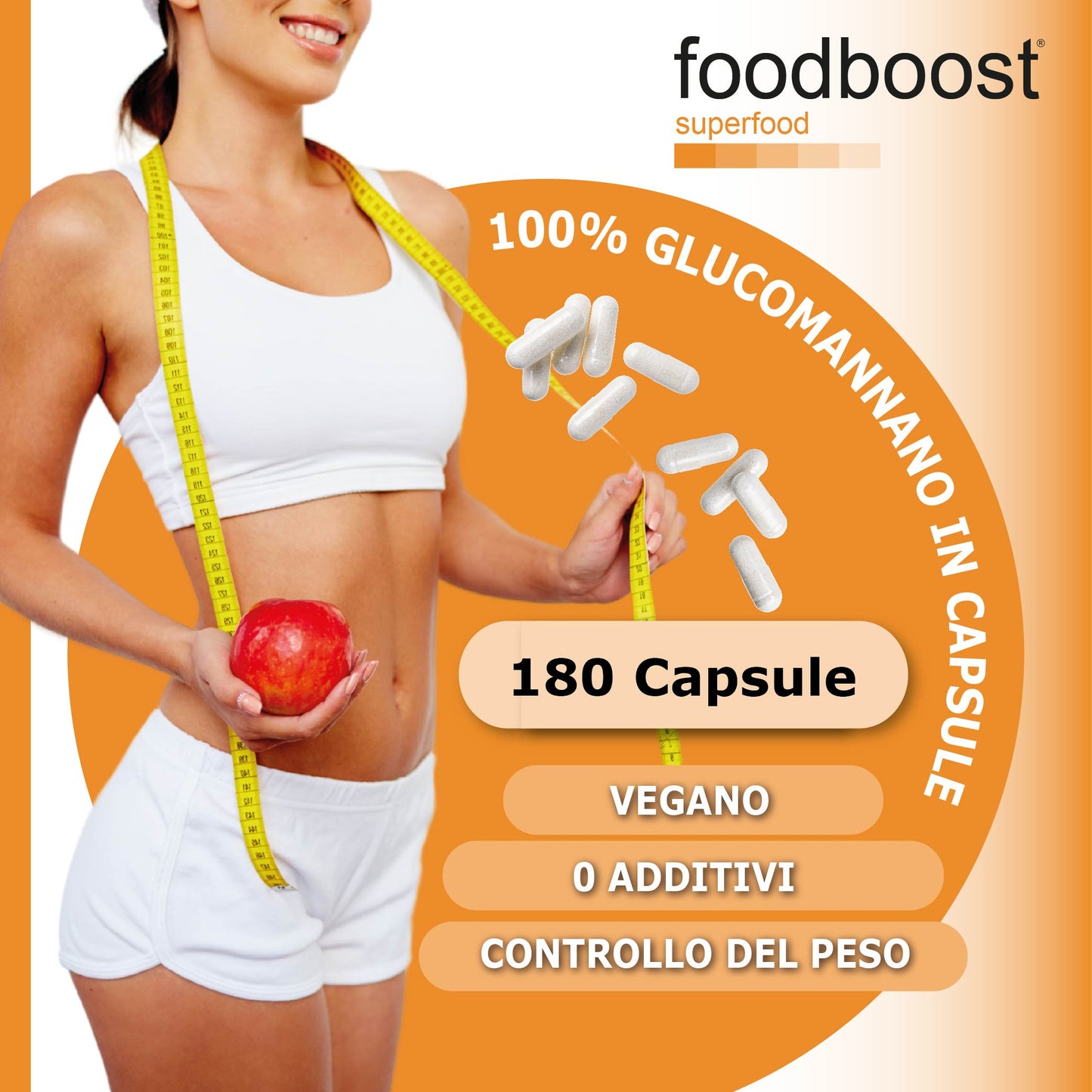 Glucomannano 700 mg in capsule