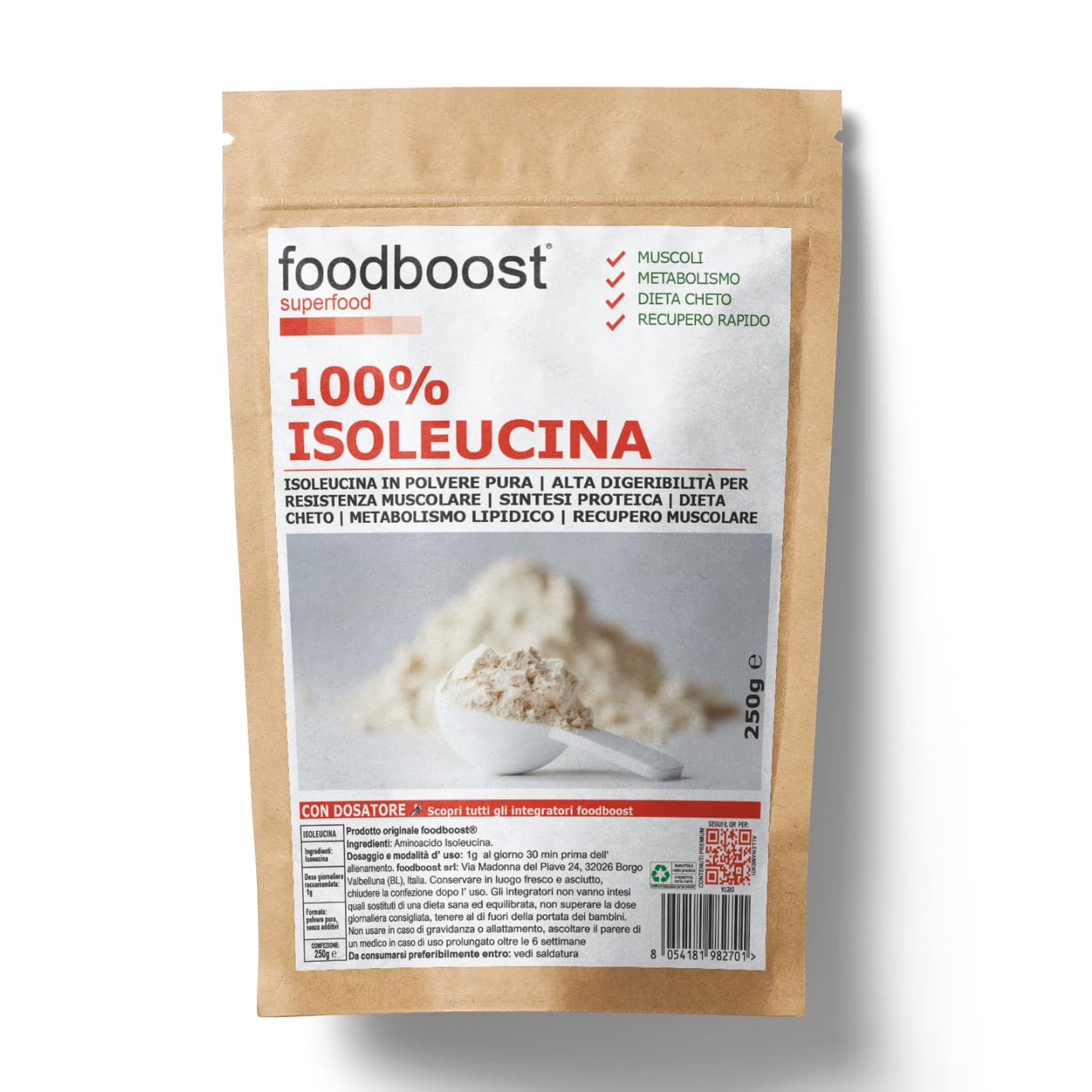 Isoleucina in polvere da 250g