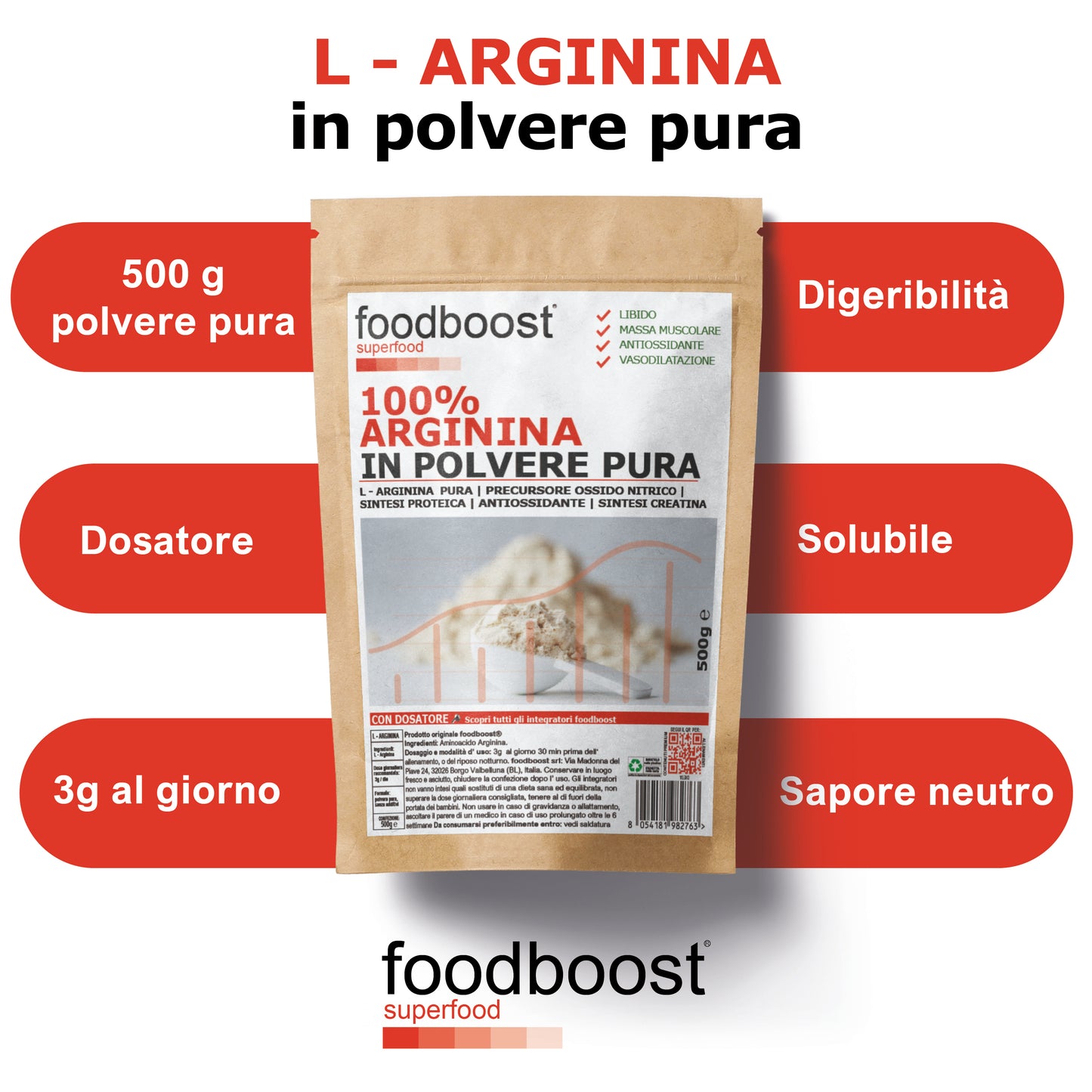 L - Arginine Powder 500g