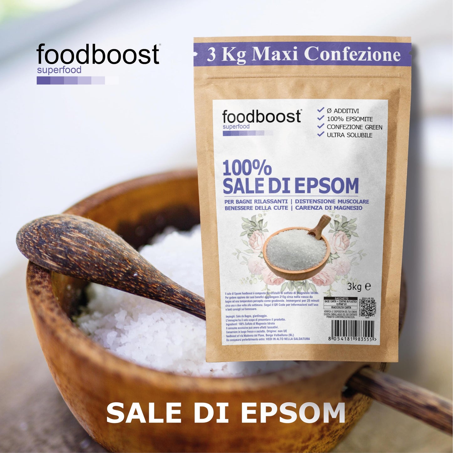 Sale Epsom Puro da 3 kg