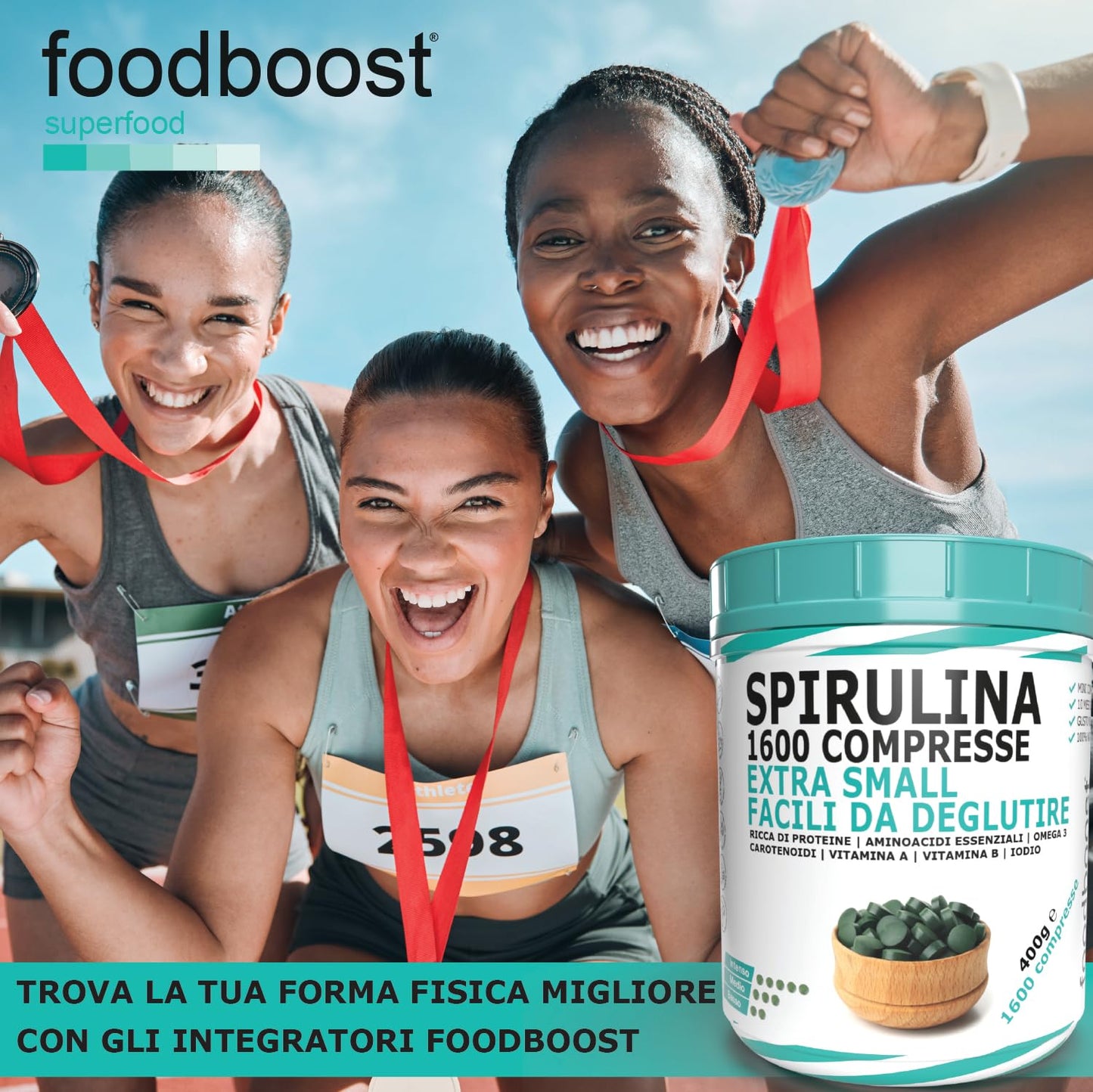Spirulina in 400g tablets