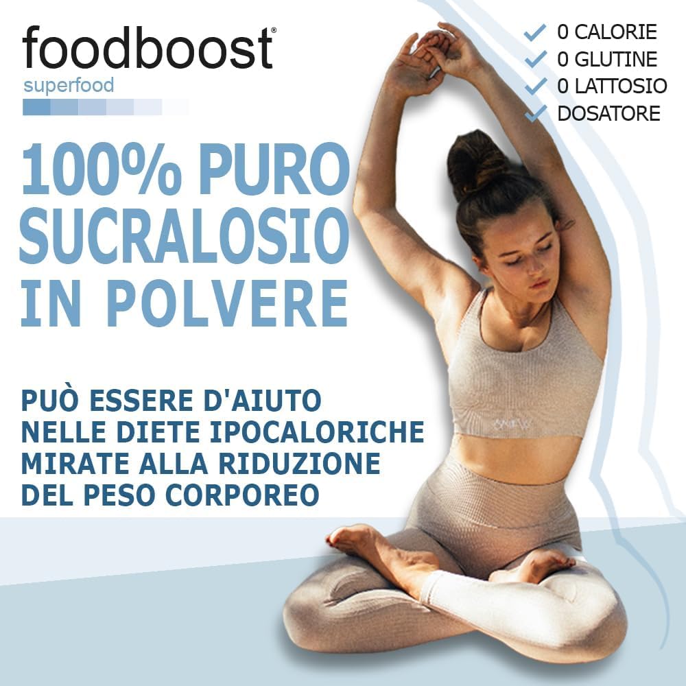 Sucralosio dolcificante 240g in barattolo