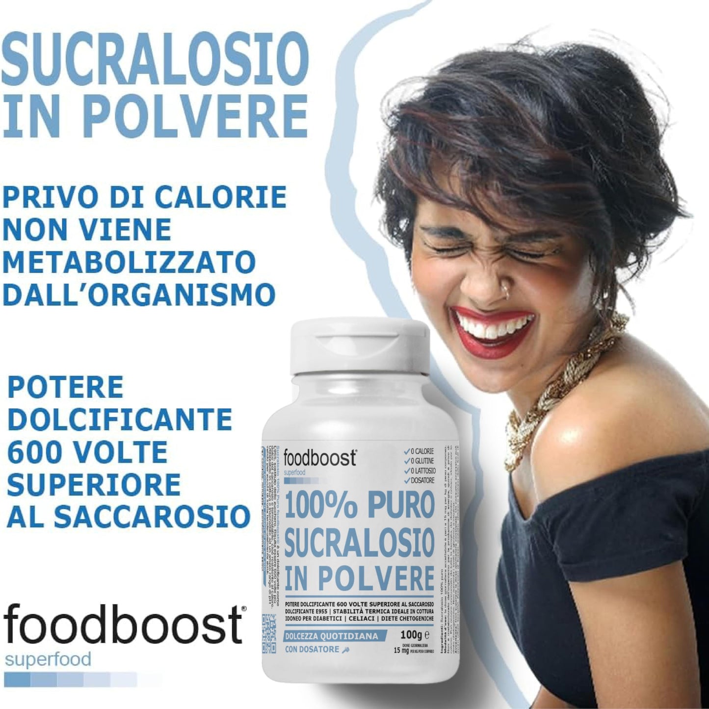Sucralosio dolcificante 240g in barattolo