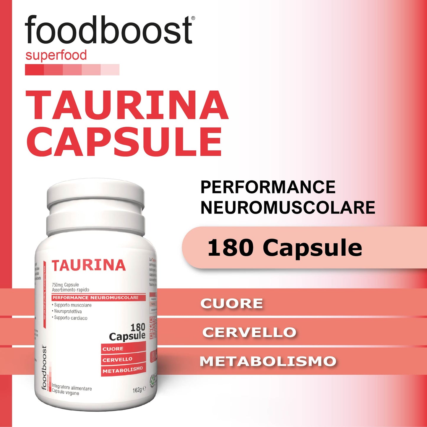 Taurina 750 mg in capsule