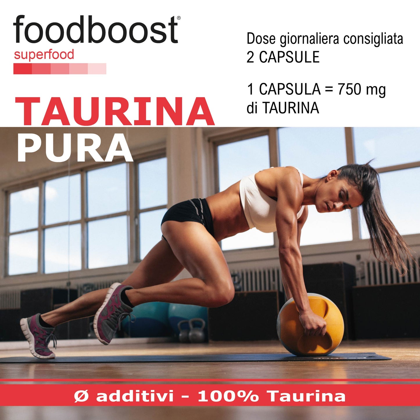 Taurina 750 mg in capsule