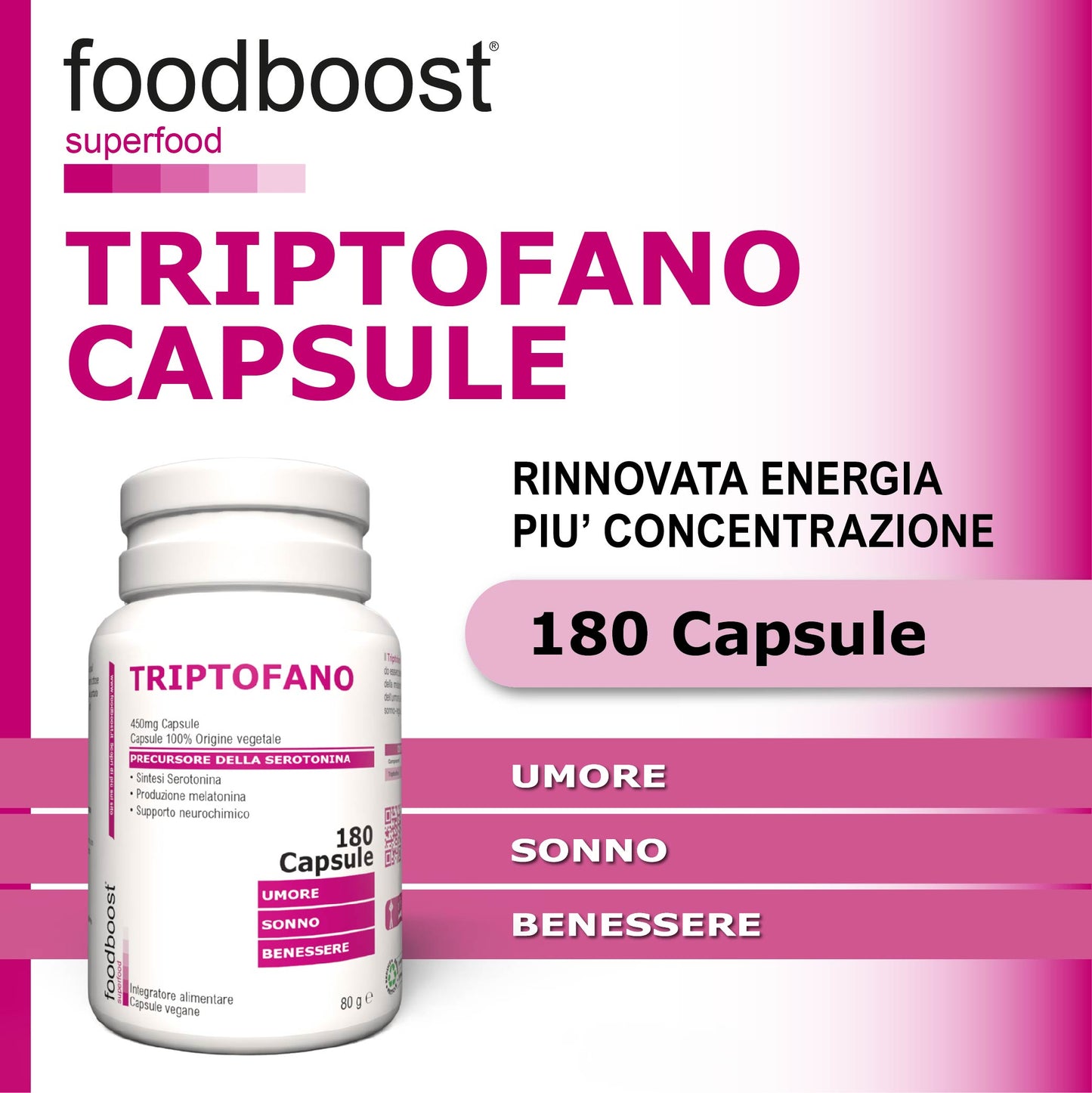 Triptofano 450 mg in capsule