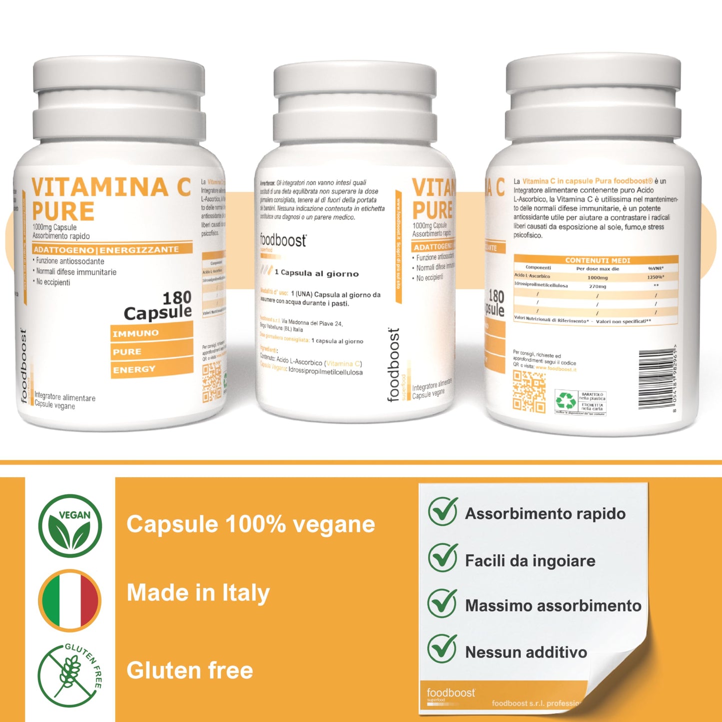 Vitamin C 1000mg in capsules