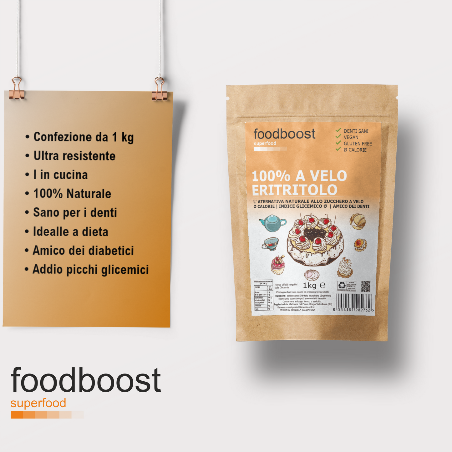 Eritritolo a Velo 1 Kg