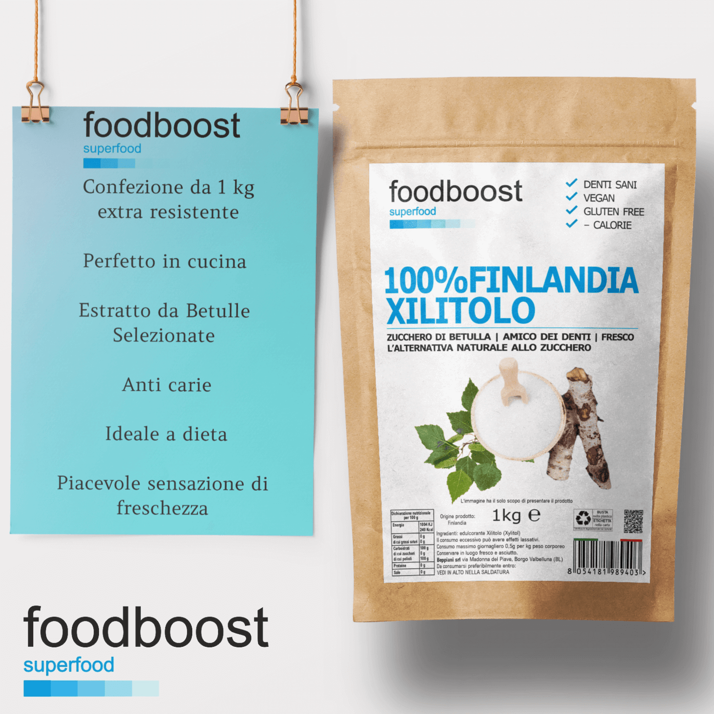 Xilitolo finlandese di Betulla 1kg