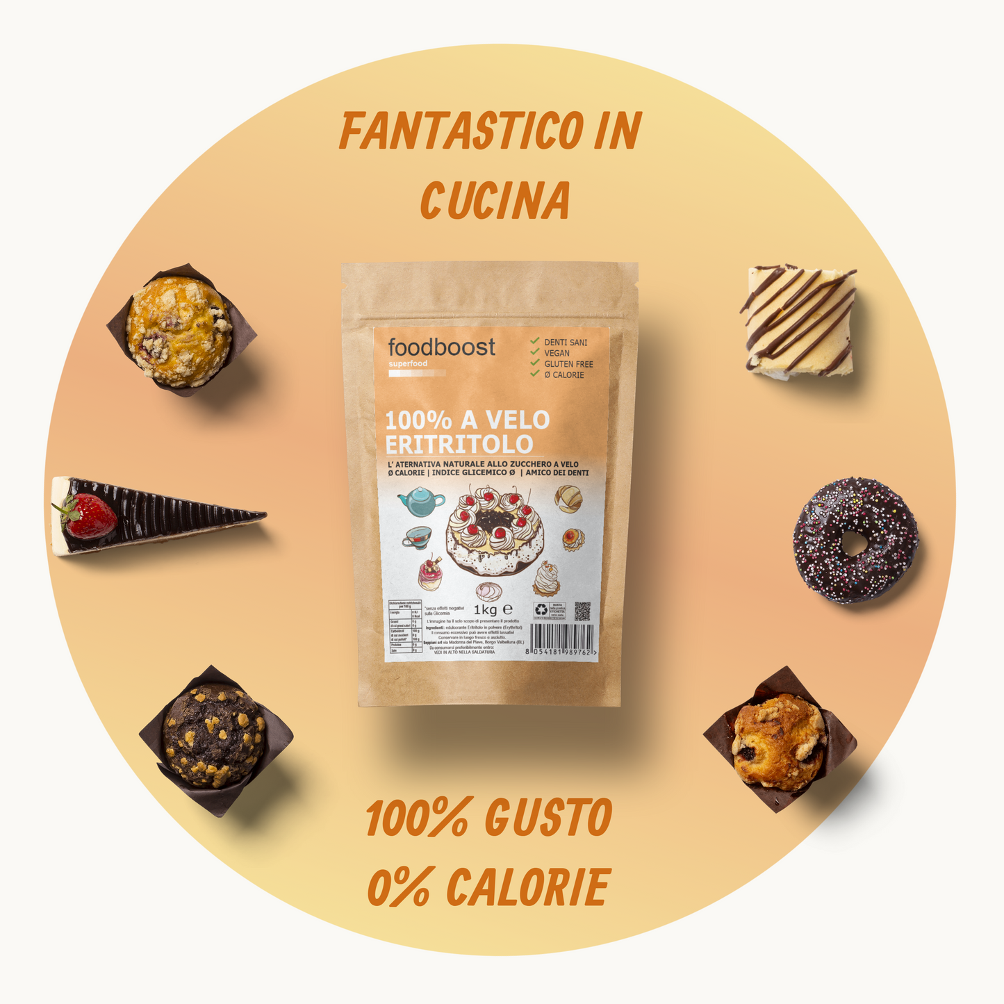 Eritritolo a Velo 1 Kg