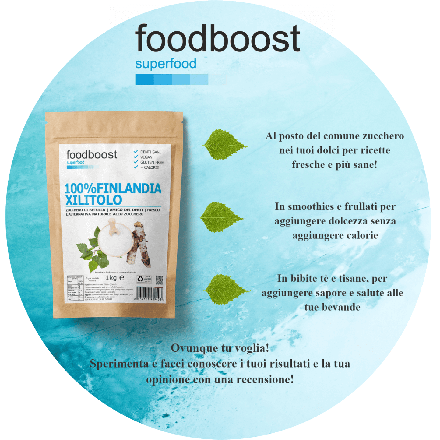 Xilitolo finlandese di Betulla 1kg