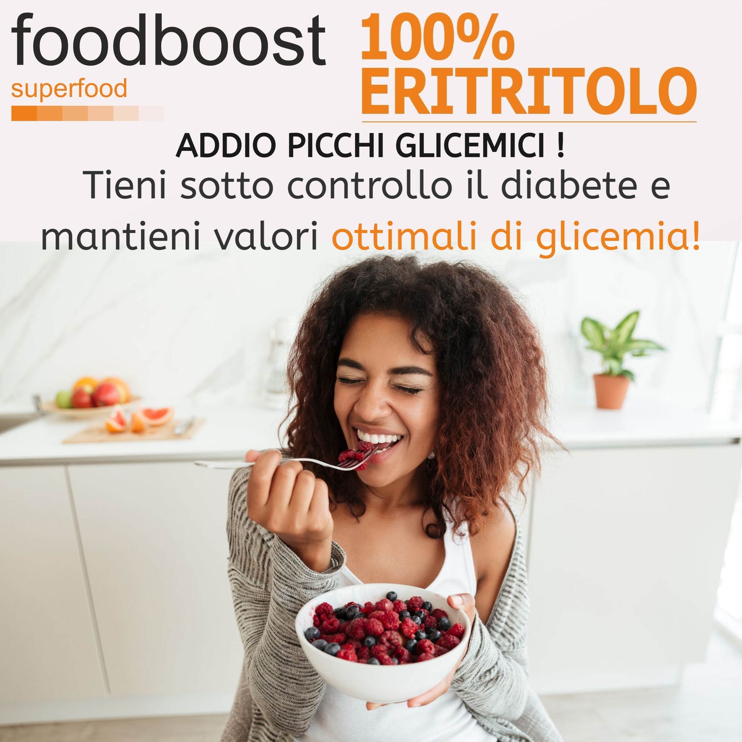 100% Eritritolo - 1kg o 2Kg