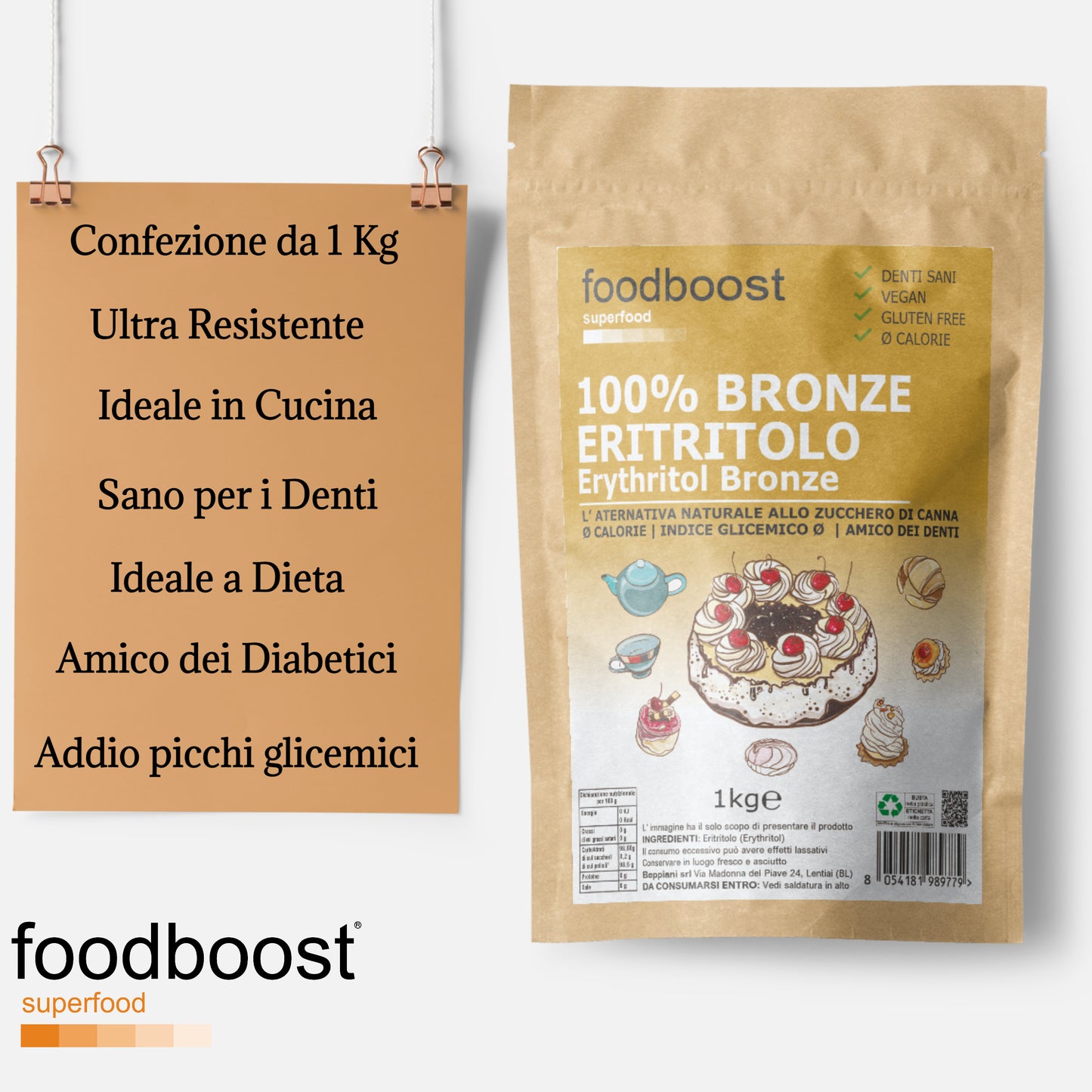 Eritritolo di Canna 1 Kg