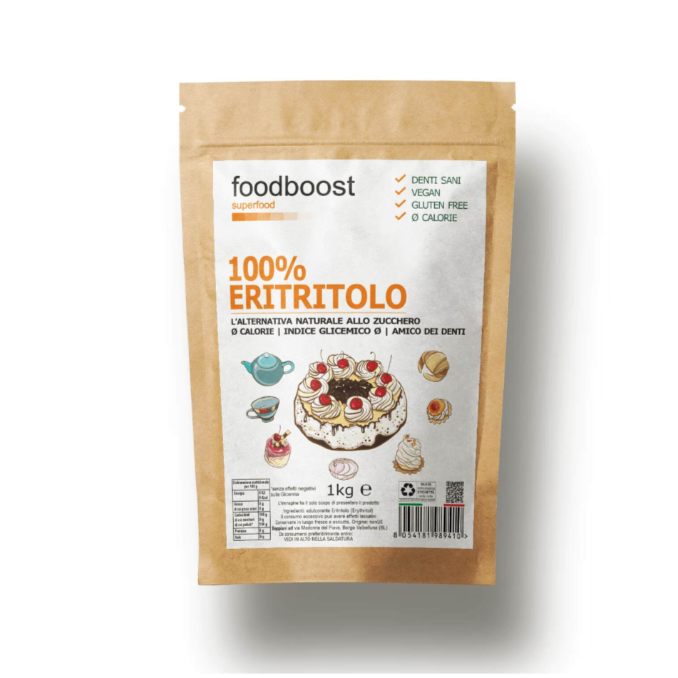 100% Eritritolo - 1kg o 2Kg