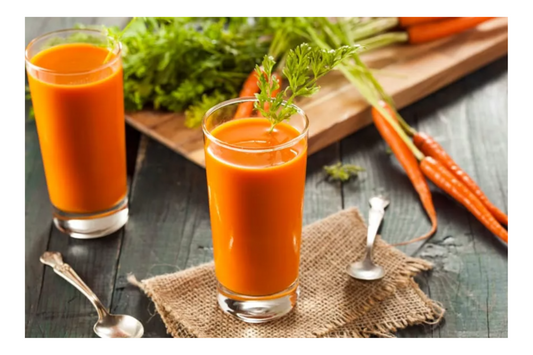 Frullato carote e lime con eritritolo di canna foodboost ( sostituto dello zucchero di canna )