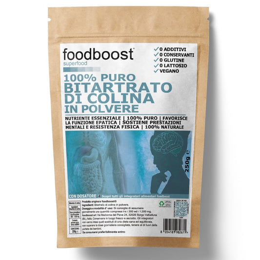 Bitartrato di Colina in polvere da 250 g