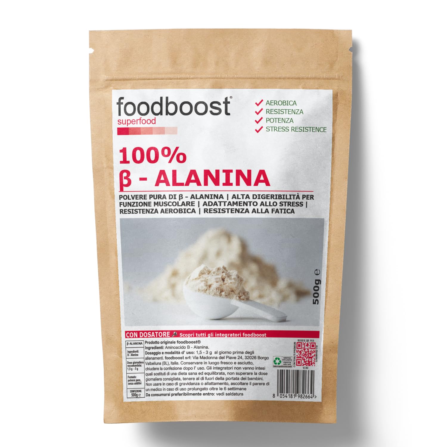 B-Alanina 500g in Polvere