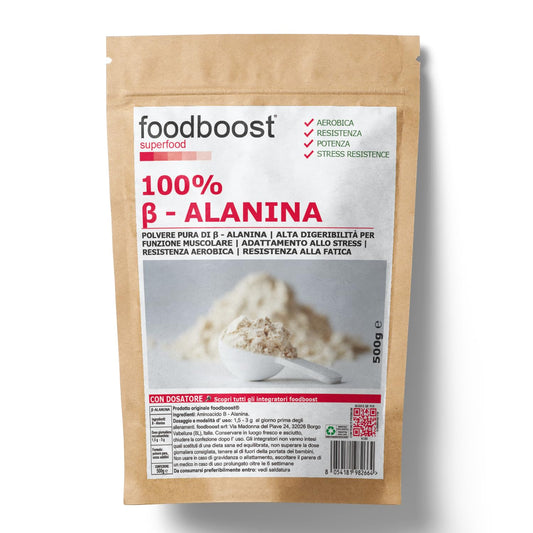 B - alanina pura in polvere da 500 g