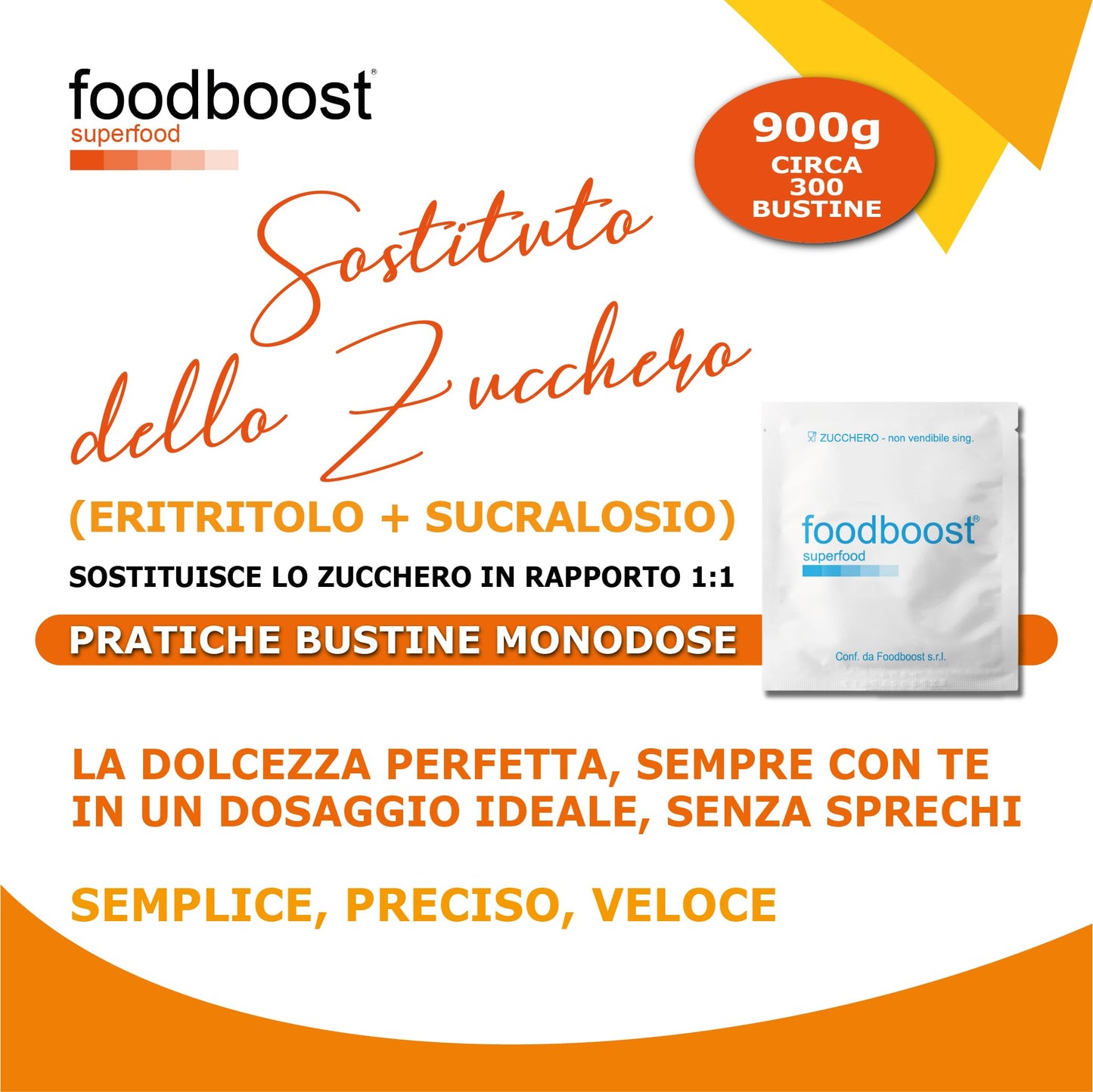 Eritritolo Bustine Monodose