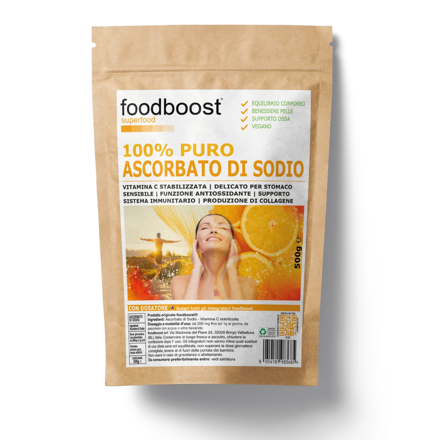 Ascorbato di Sodio in polvere da 500 g