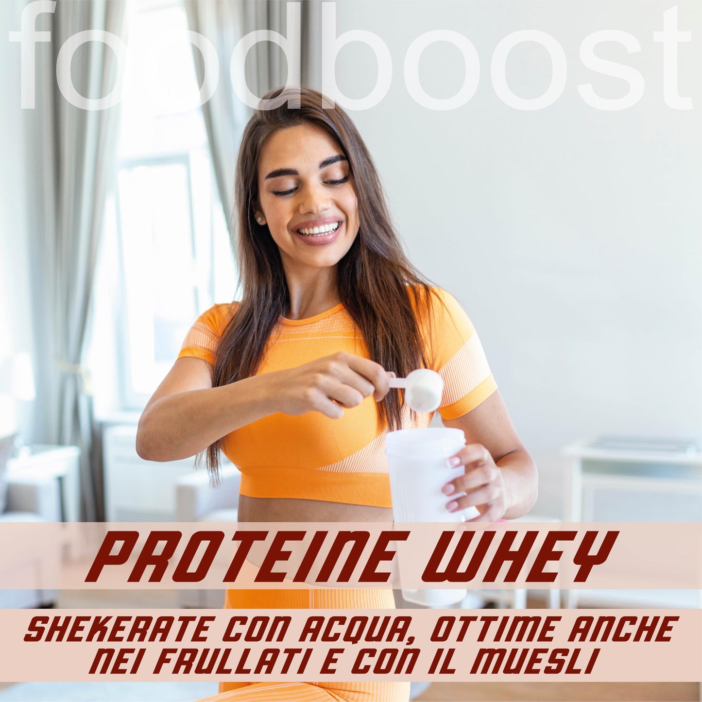 Proteine Whey Fragola da 1 kg in polvere