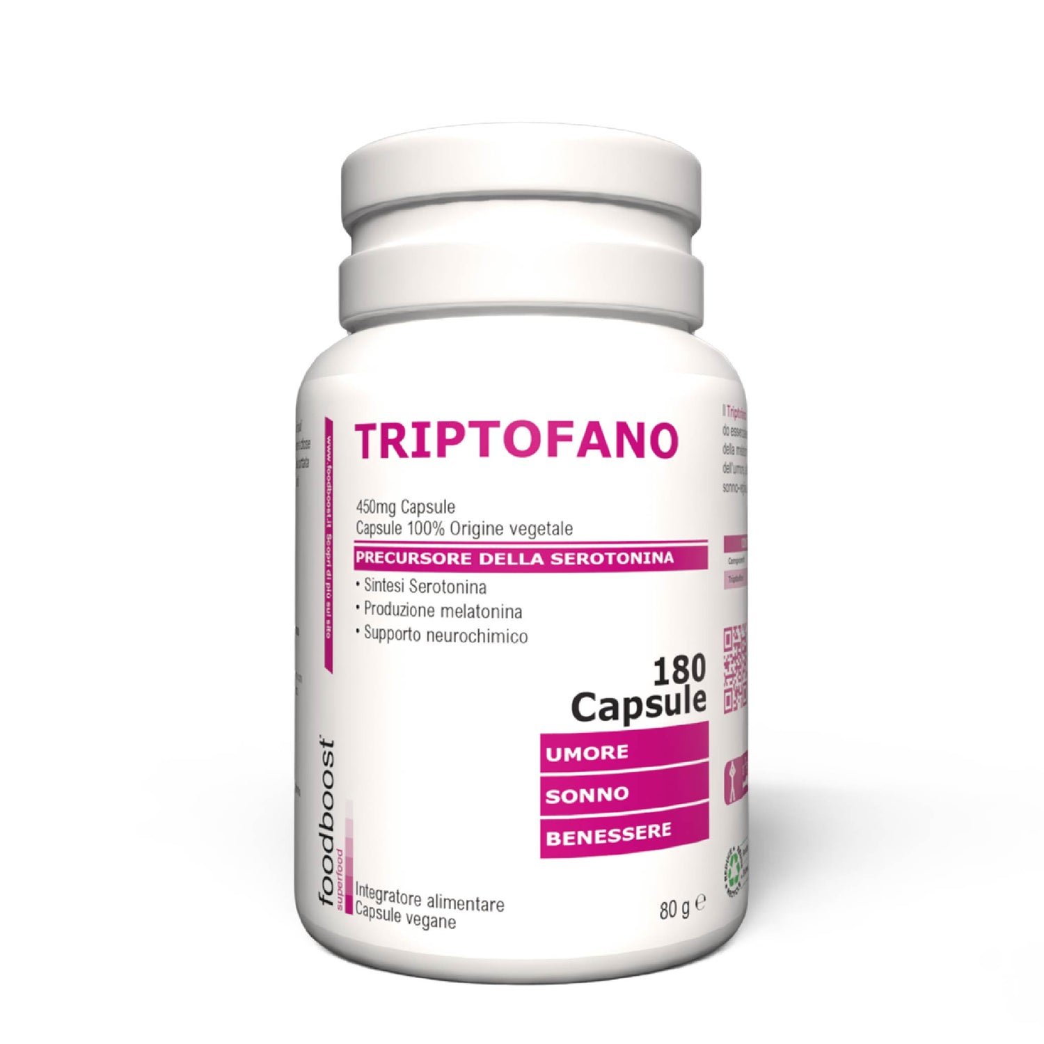 L-Triptofano 450mg in Capsule