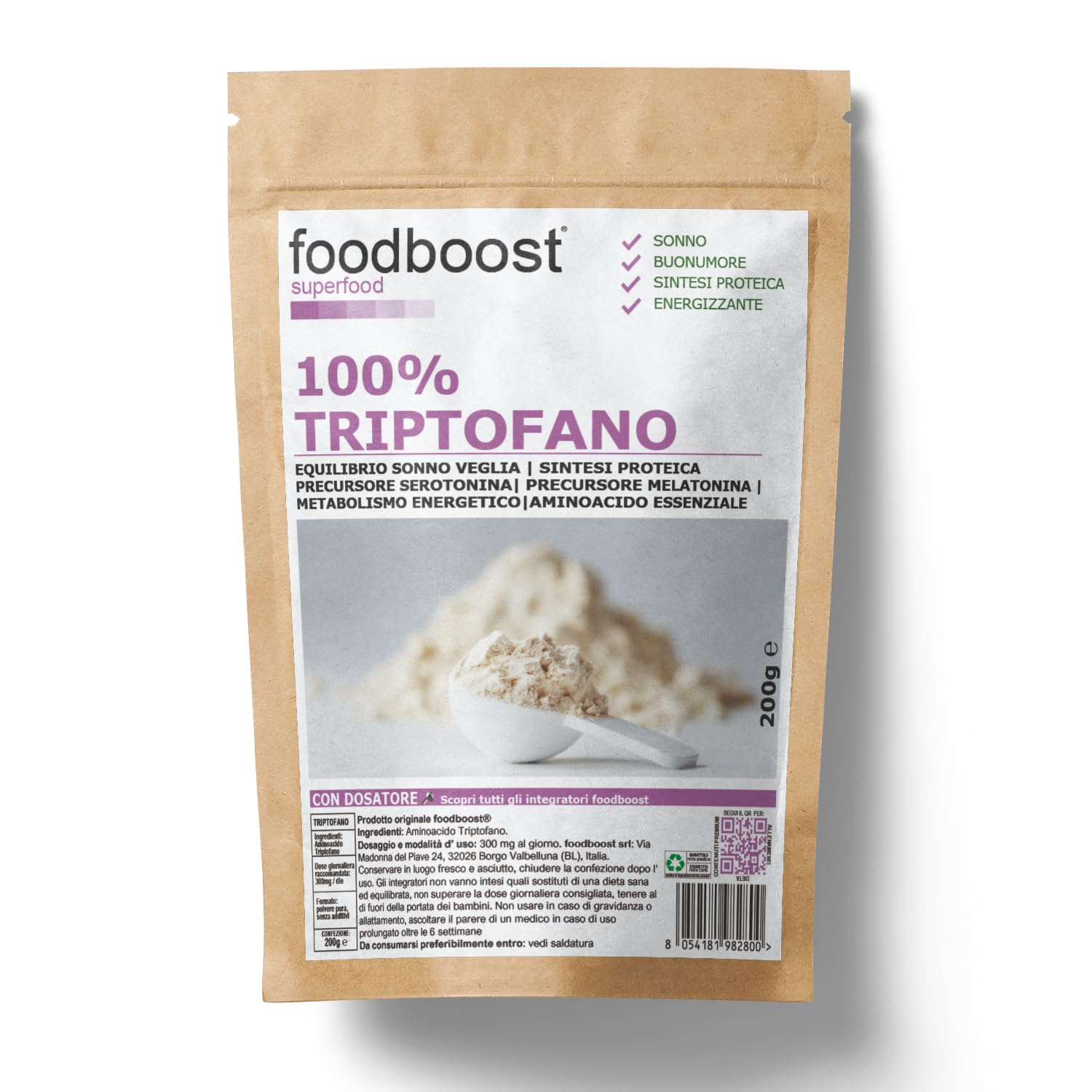 Triptofano in Polvere da 200 g
