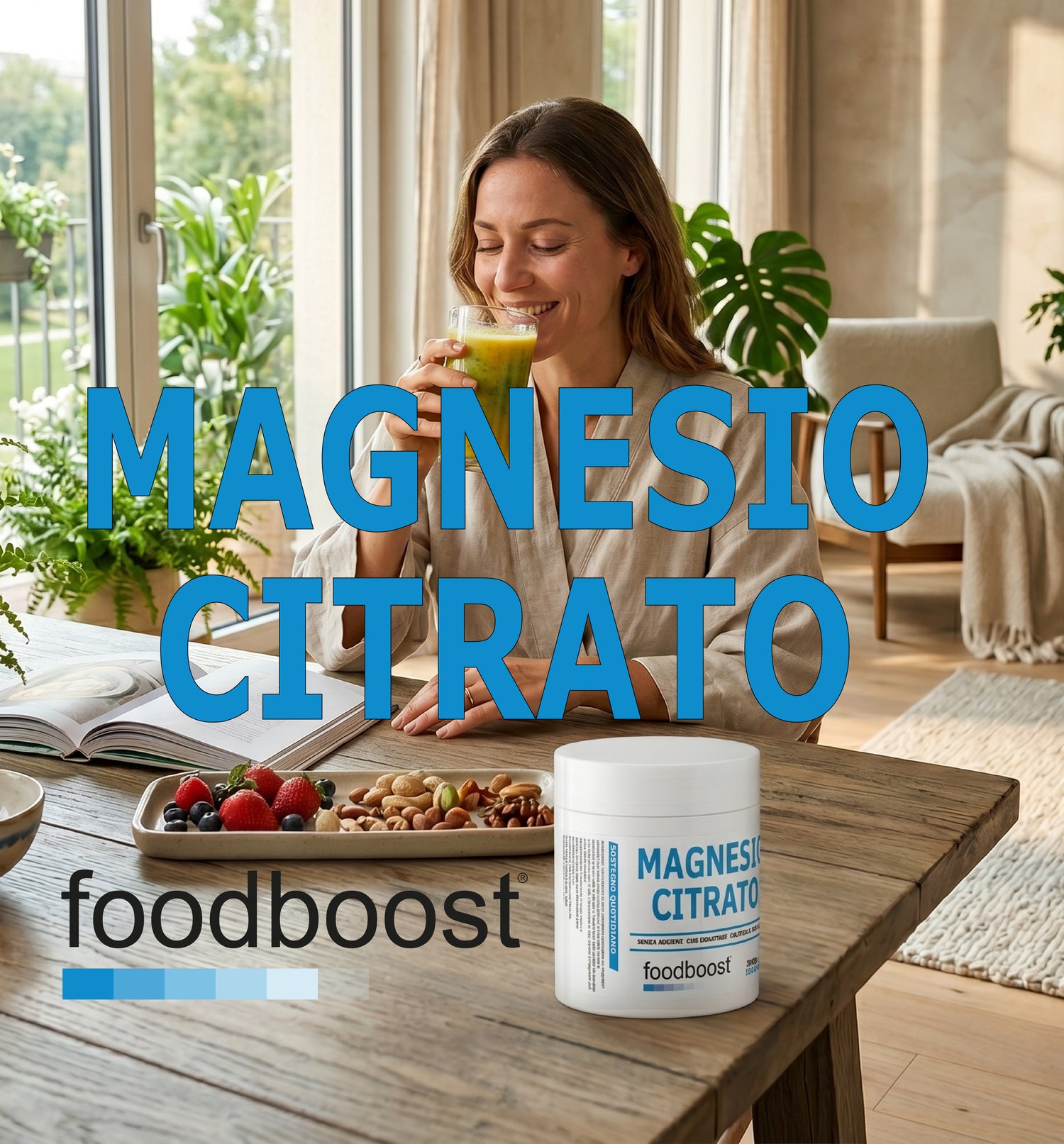 Magnesio Citrato in Polvere da 300 g