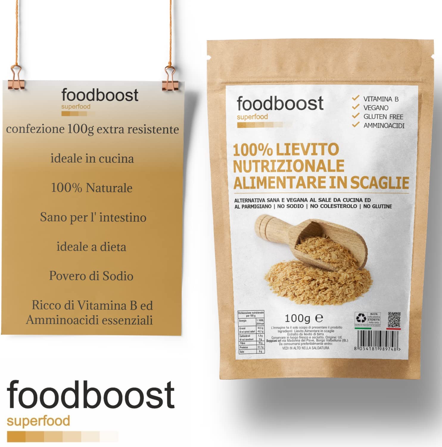 Lievito Alimentare in Scaglie