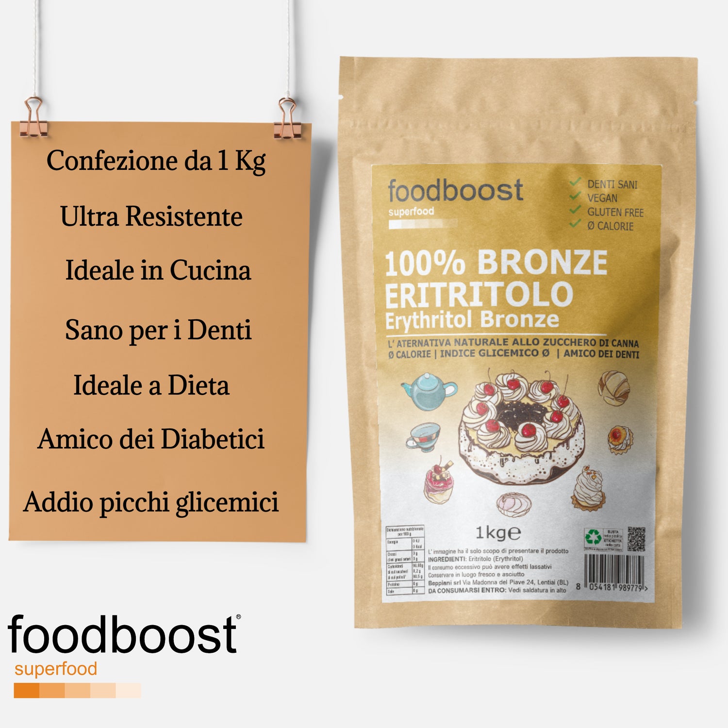 Eritritolo di Canna 1 Kg